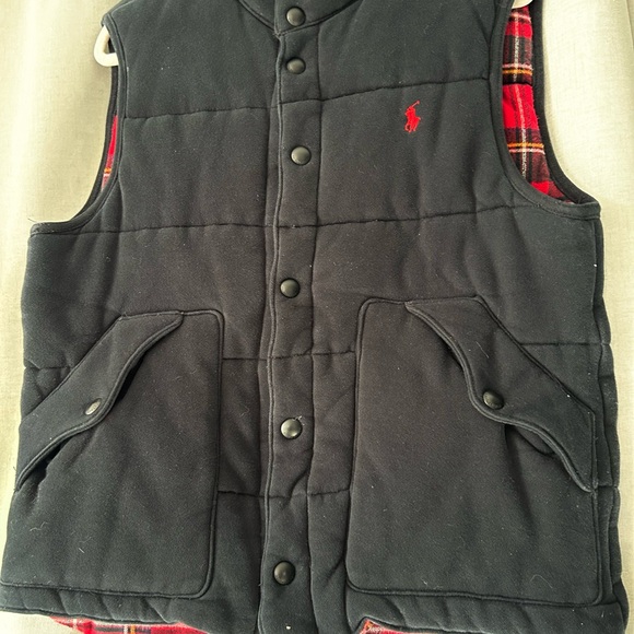Polo Ralph Lauren Black Quilted Vest - Picture 1 of 7